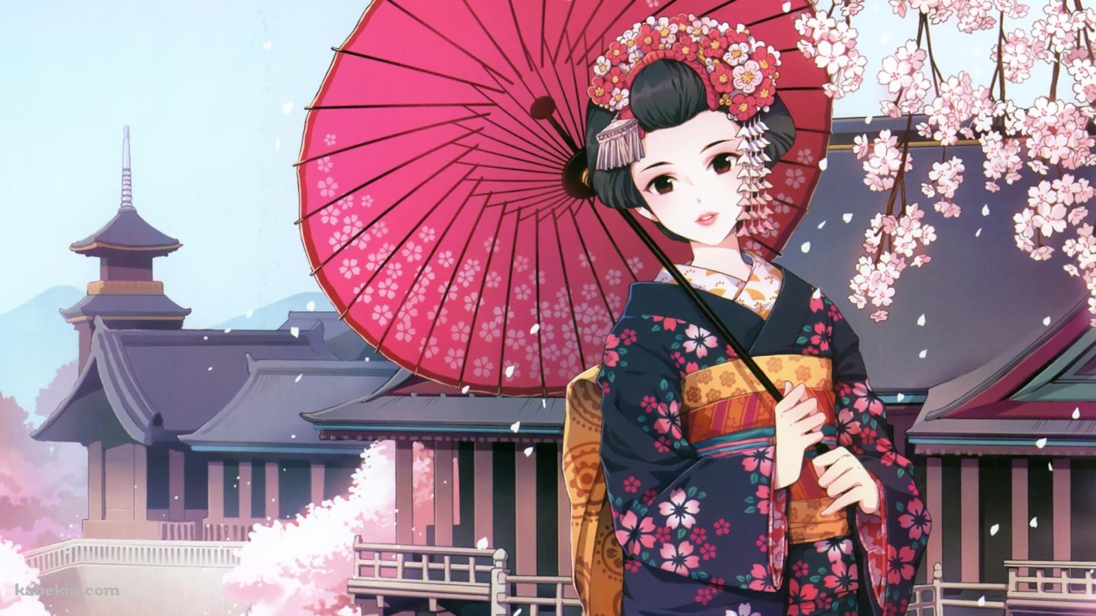 舞妓さんの壁紙(1600px x 900px) 高画質 PC・デスクトップ用