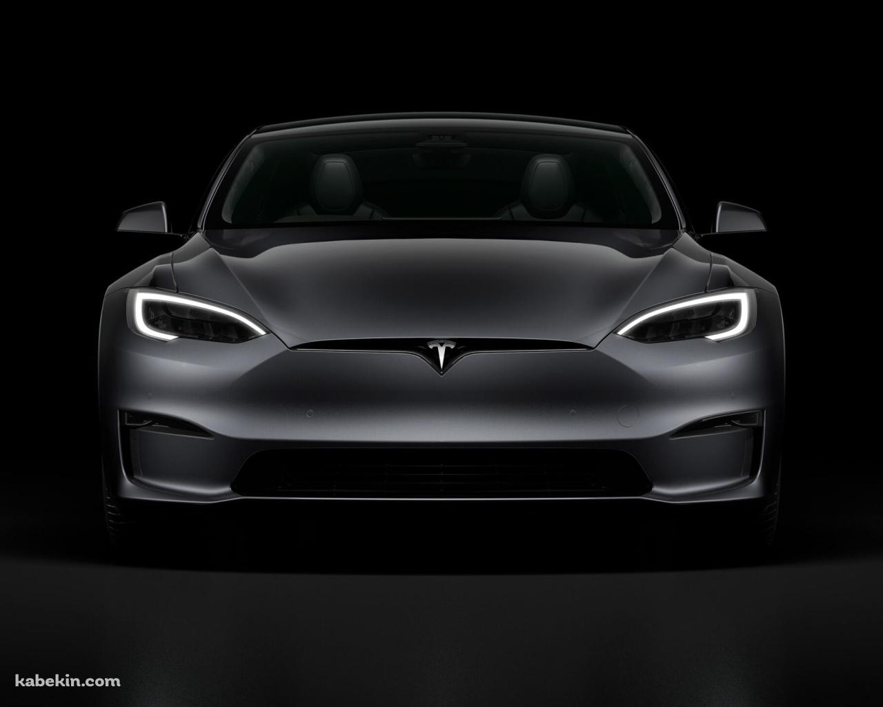 黒のテスラ 車の壁紙(1280px x 1024px) 高画質 PC・デスクトップ用