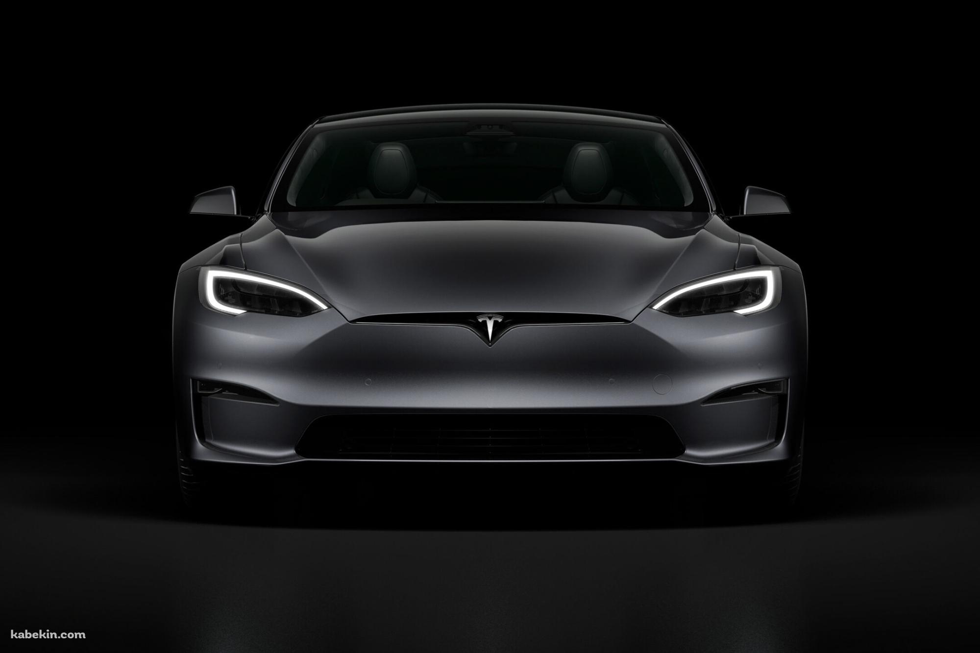 黒のテスラ 車の壁紙(2000px x 1333px) 高画質 PC・デスクトップ用