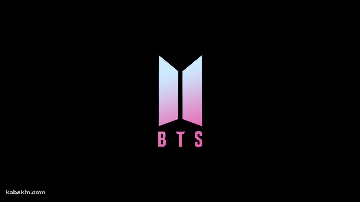 BTS かっこいいロゴの壁紙(1391px x 783px) 高画質 PC・デスクトップ用
