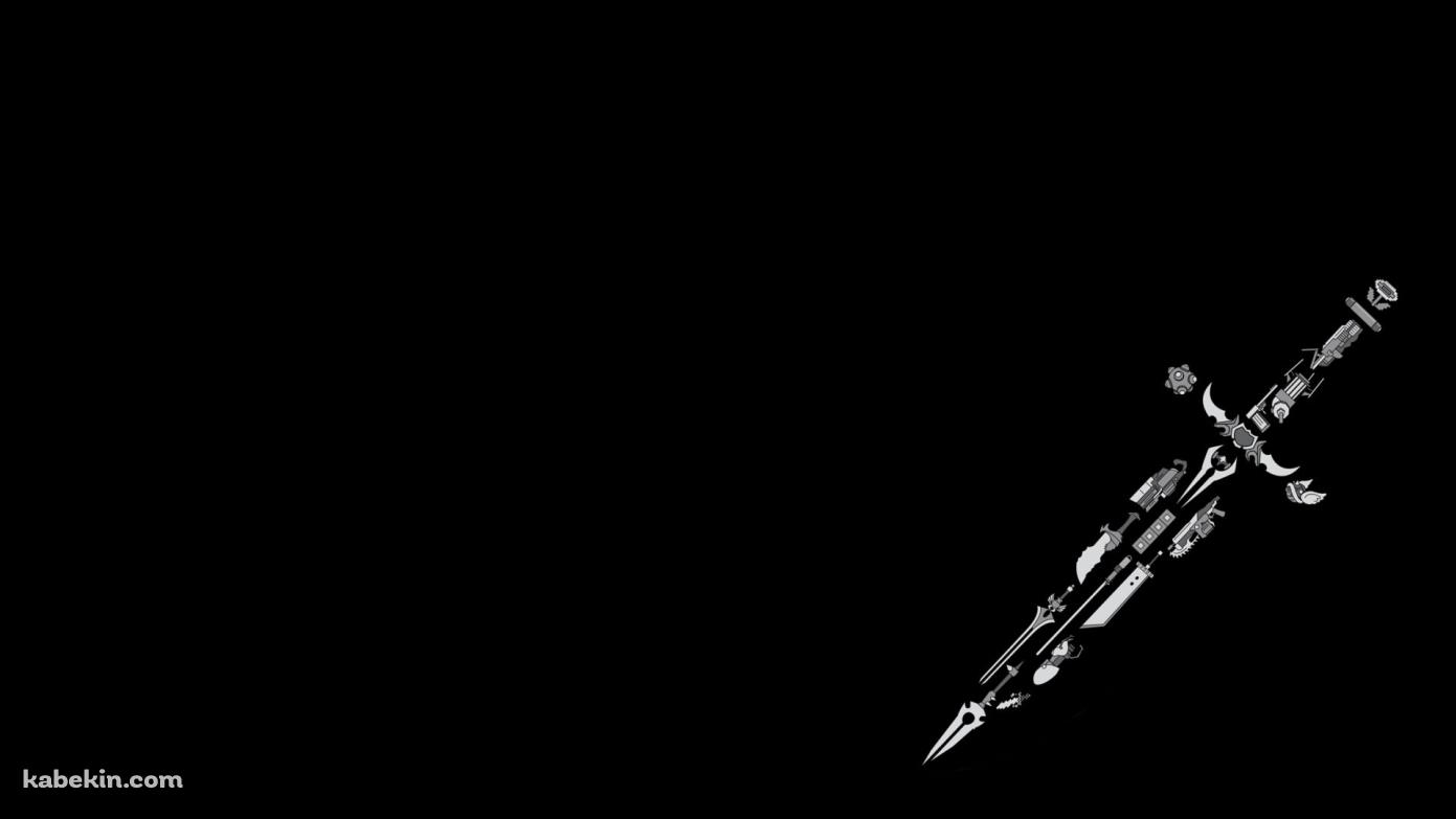 ウェポン 武器 オーパーツ 剣の壁紙(1391px x 783px) 高画質 PC・デスクトップ用