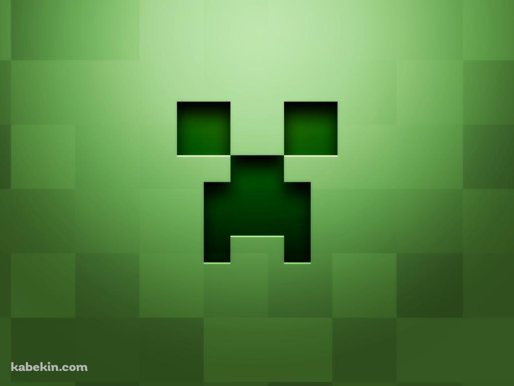 マインクラフト グリーン クリーパーの壁紙(1024px x 768px) 高画質 PC・デスクトップ用