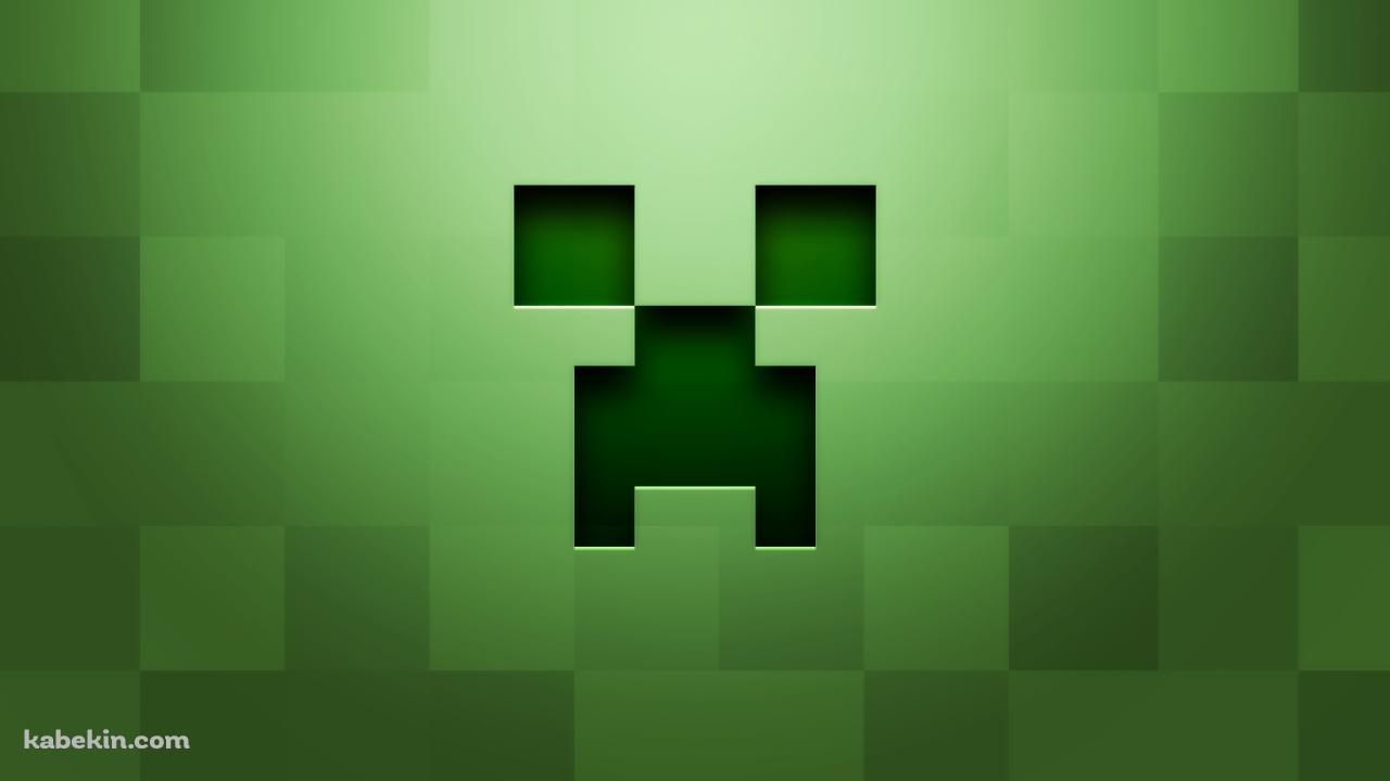 マインクラフト グリーン クリーパーの壁紙(1280px x 720px) 高画質 PC・デスクトップ用