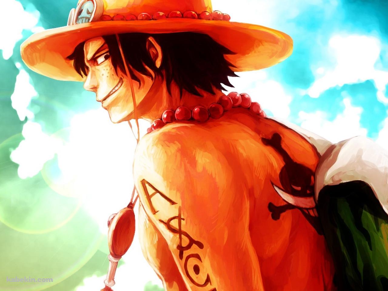 ポートガス・D・エース 火拳のエース ONE PIECEの壁紙(1280px x 960px) 高画質 PC・デスクトップ用