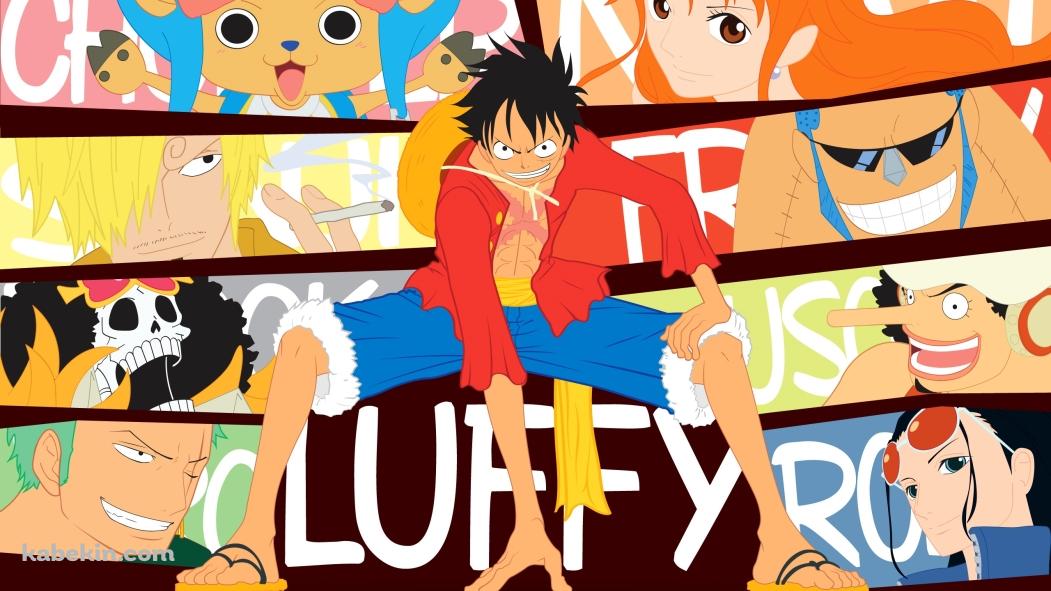 ONE PIECE ルフィ チョッパー ナミ サンジ ロロノア・ゾロ フランキー ウソップ ブルック ニコ・ロビンの壁紙(1051px x 591px) 高画質 PC・デスクトップ用