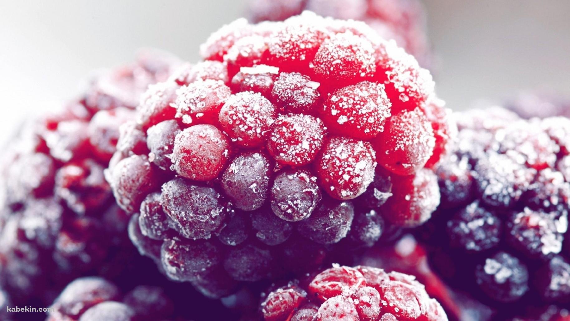 凍ったブラックベリーの壁紙(1829px x 1029px) 高画質 PC・デスクトップ用