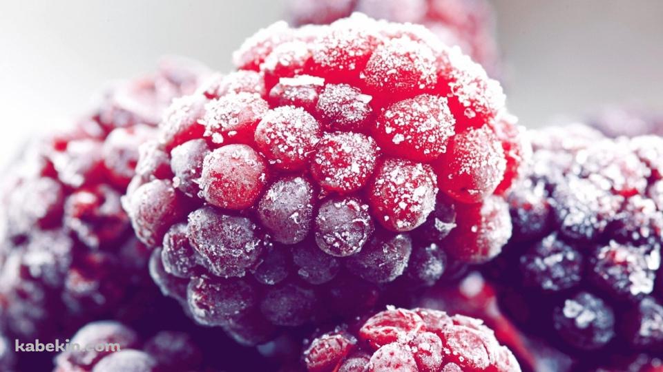 凍ったブラックベリーの壁紙(960px x 540px) 高画質 PC・デスクトップ用