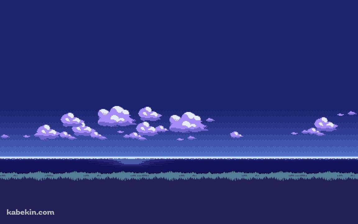 8bitの空の壁紙(1152px x 720px) 高画質 PC・デスクトップ用