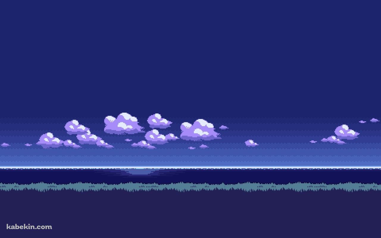 8bitの空の壁紙(1280px x 800px) 高画質 PC・デスクトップ用