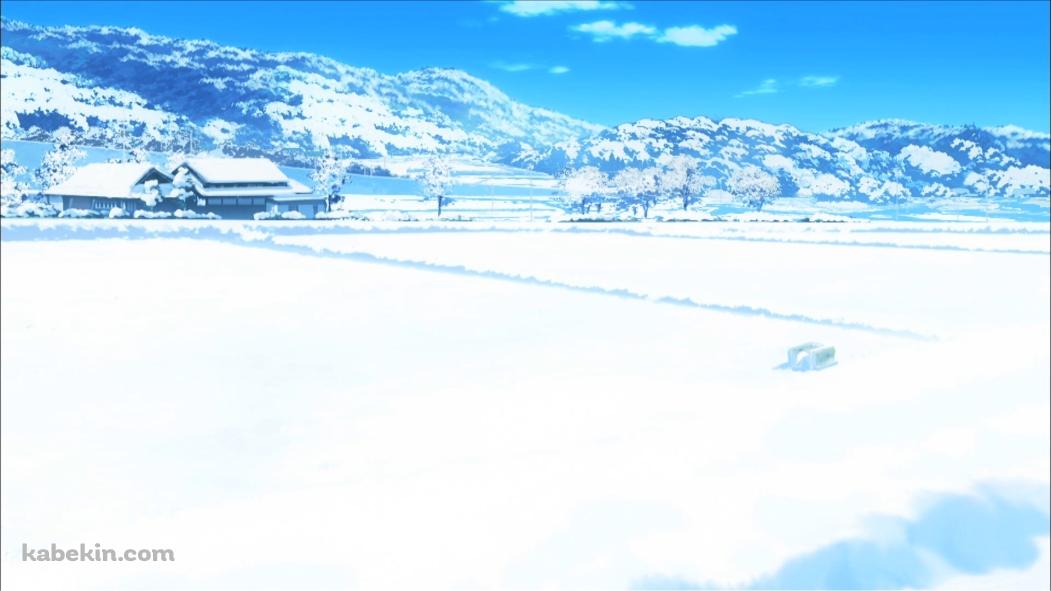雪景色 田舎 日本 冬の壁紙(1051px x 591px) 高画質 PC・デスクトップ用