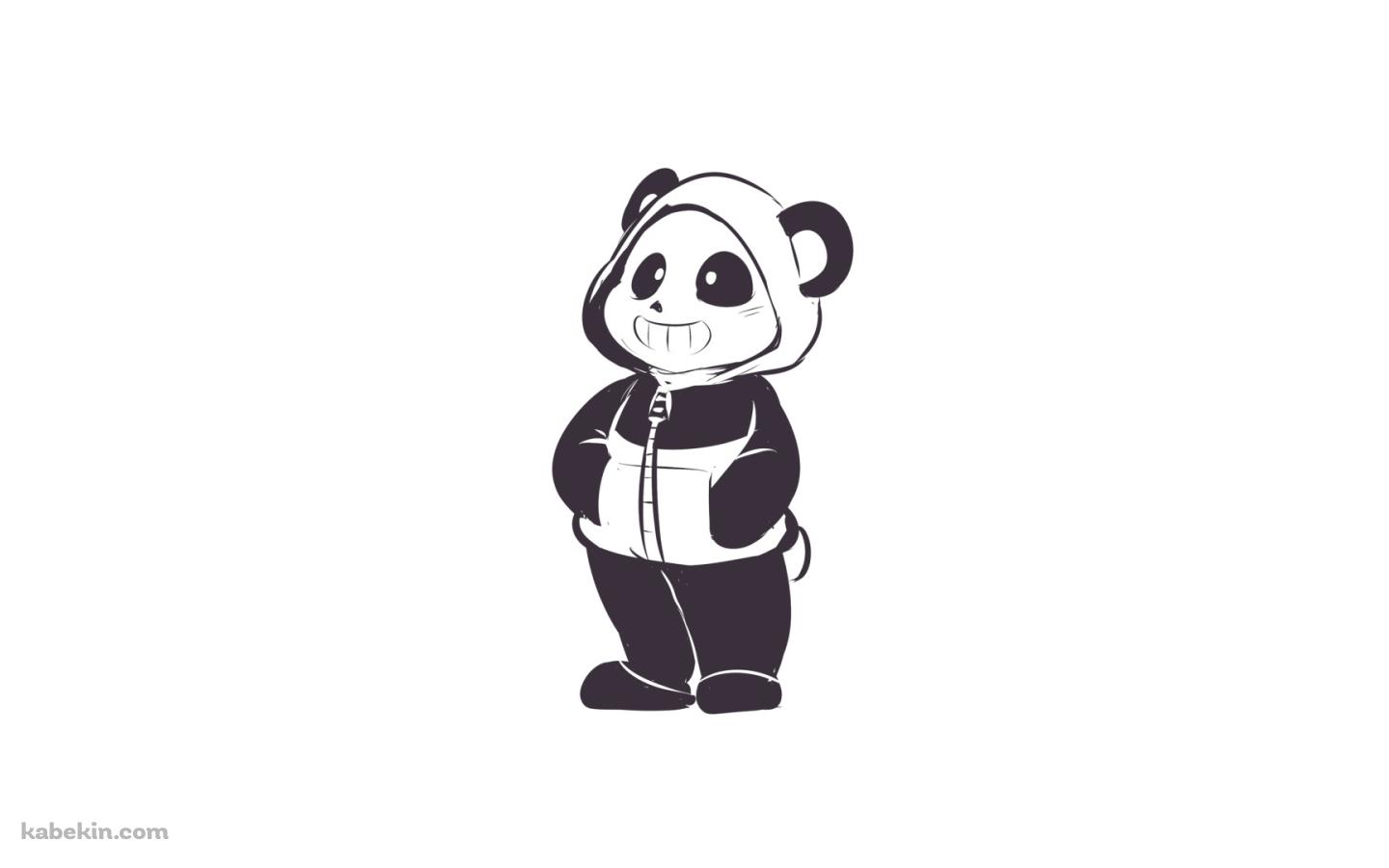 UNDERTALE サンズ パンダの壁紙(1440px x 900px) 高画質 PC・デスクトップ用