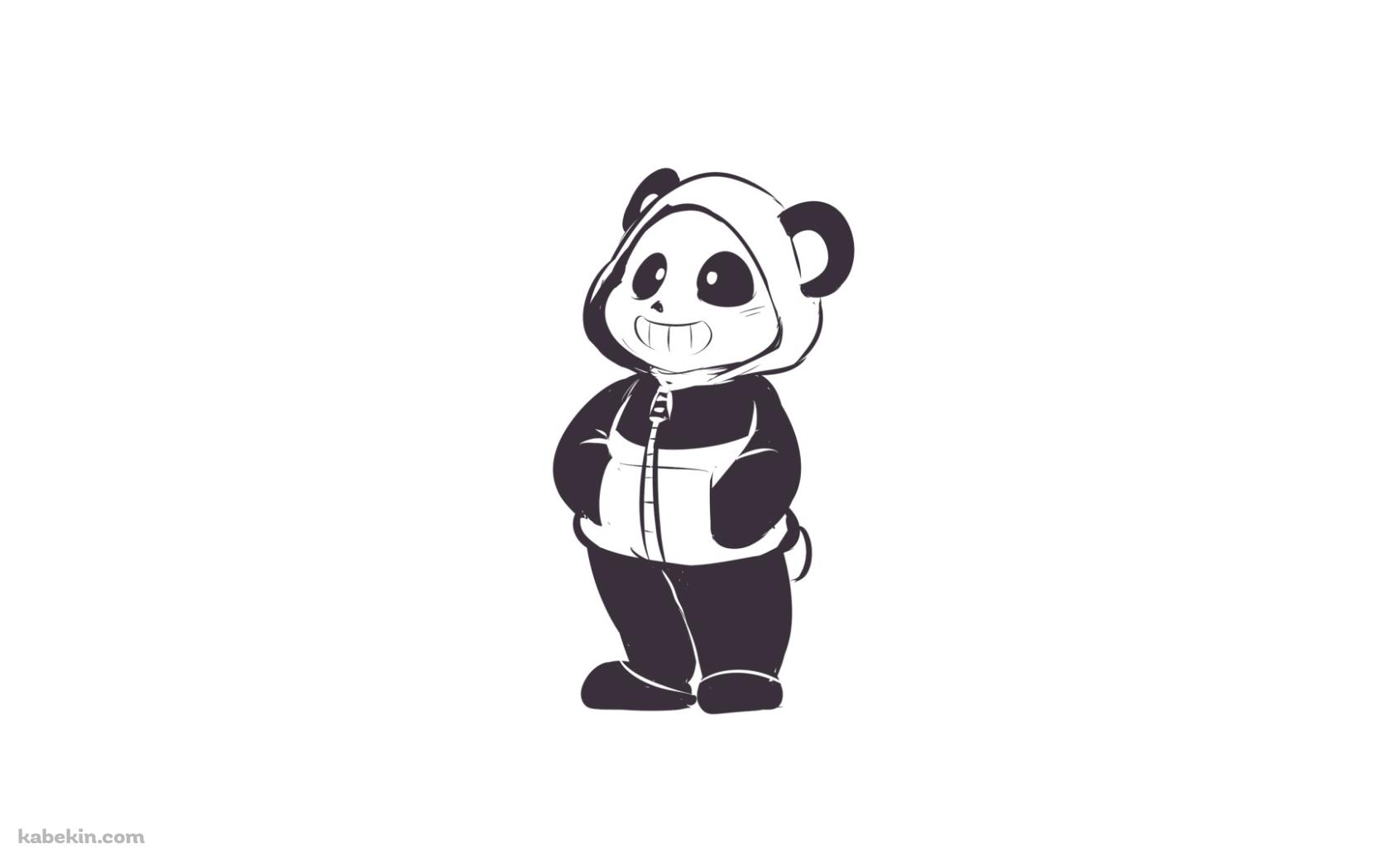 UNDERTALE サンズ パンダの壁紙(1680px x 1050px) 高画質 PC・デスクトップ用