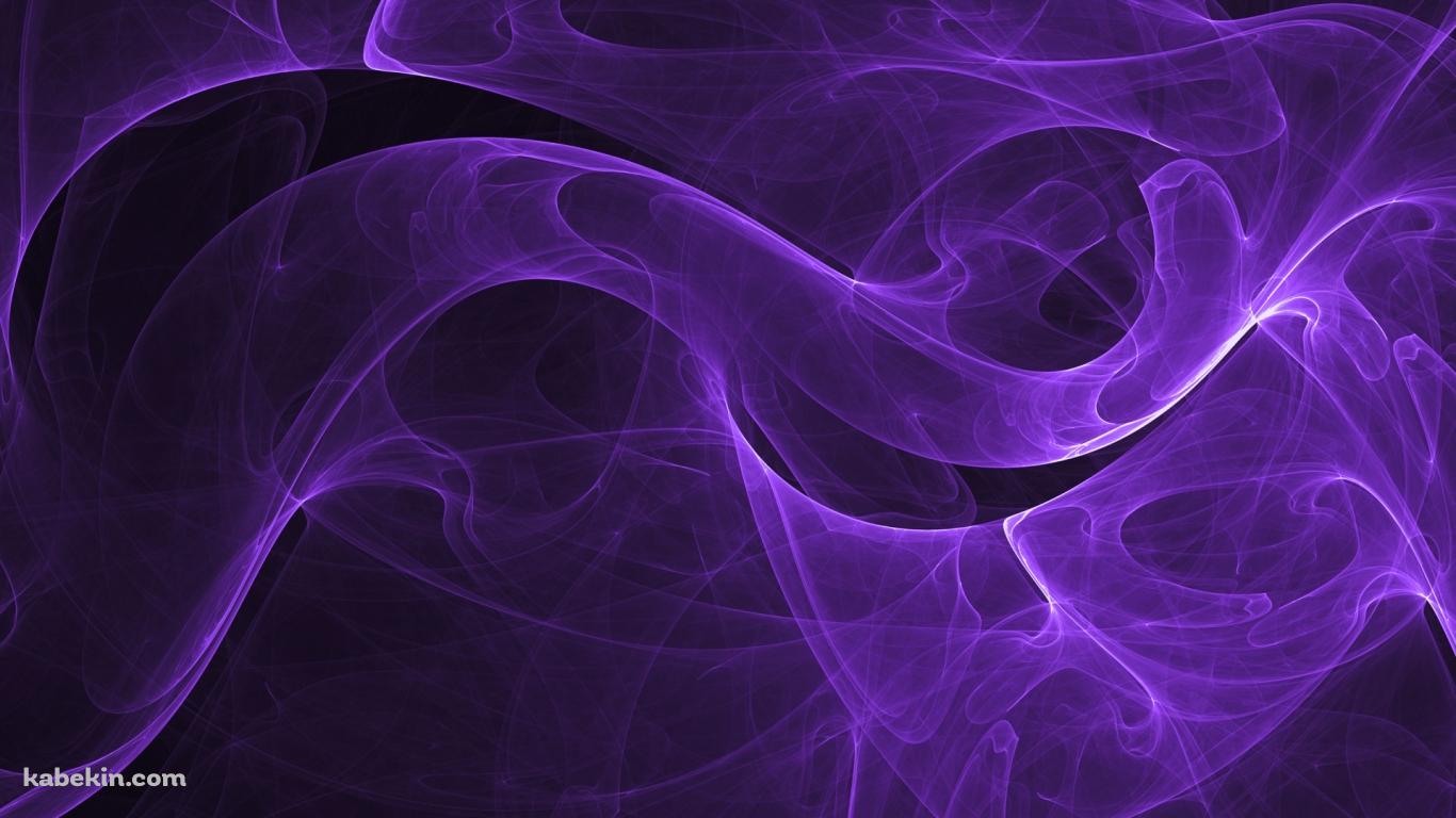 紫の煙 アブストラクトの壁紙(1366px x 768px) 高画質 PC・デスクトップ用