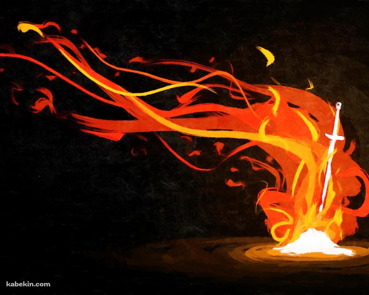 ダークソウル かがり火 休憩所の壁紙(1280px x 1024px) 高画質 PC・デスクトップ用