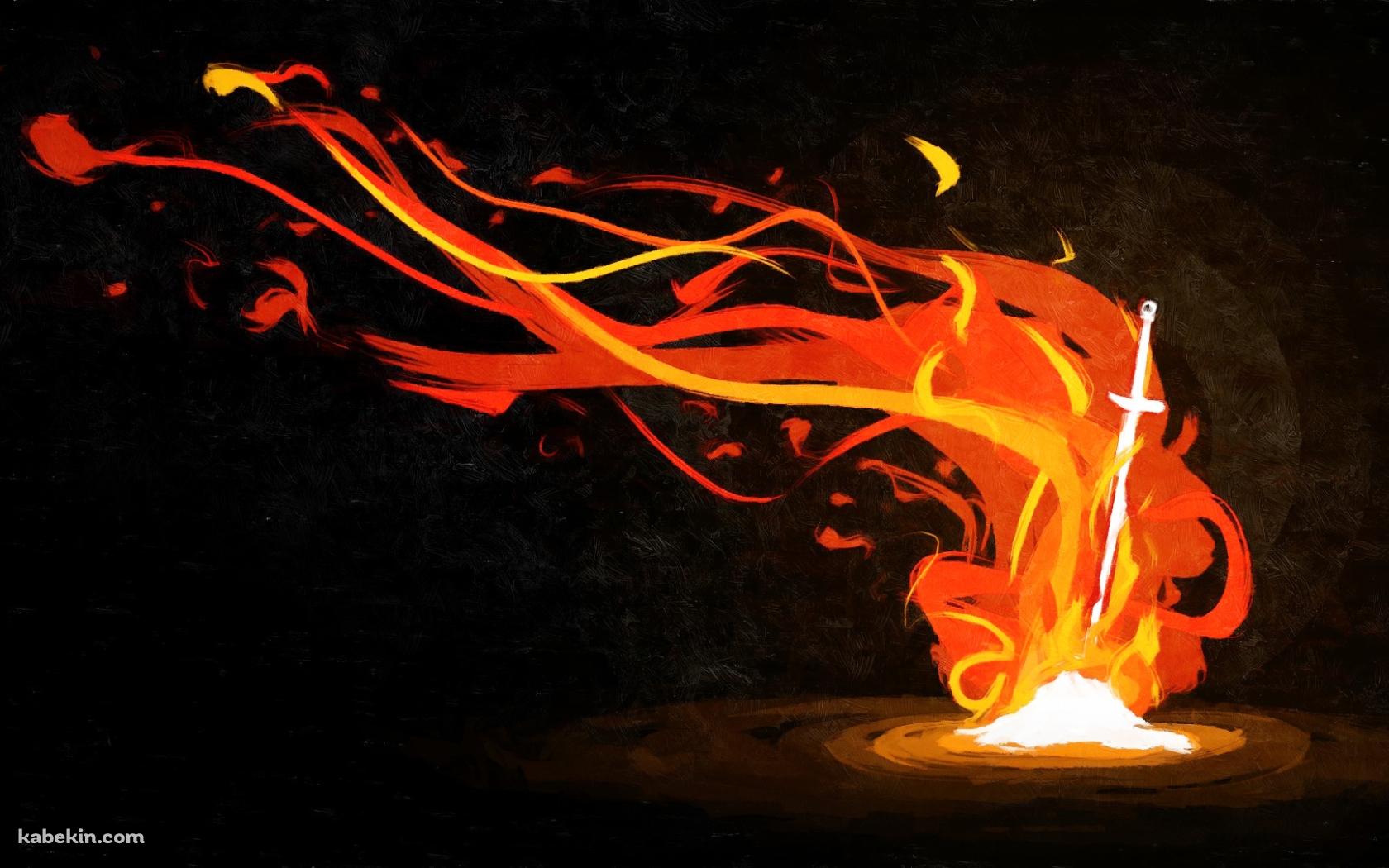 ダークソウル かがり火 休憩所の壁紙(1680px x 1050px) 高画質 PC・デスクトップ用