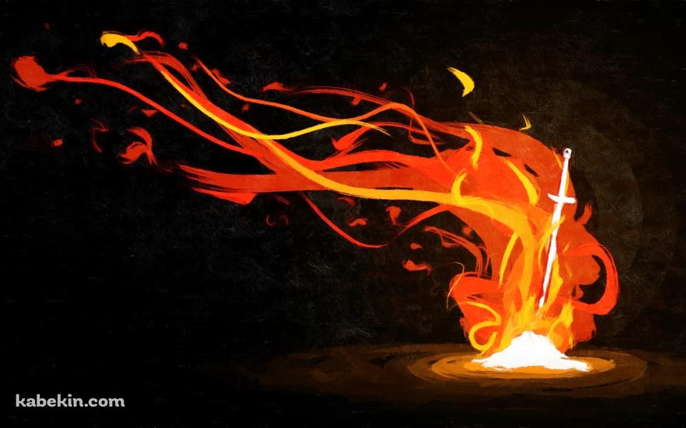 ダークソウル かがり火 休憩所の壁紙(960px x 600px) 高画質 PC・デスクトップ用