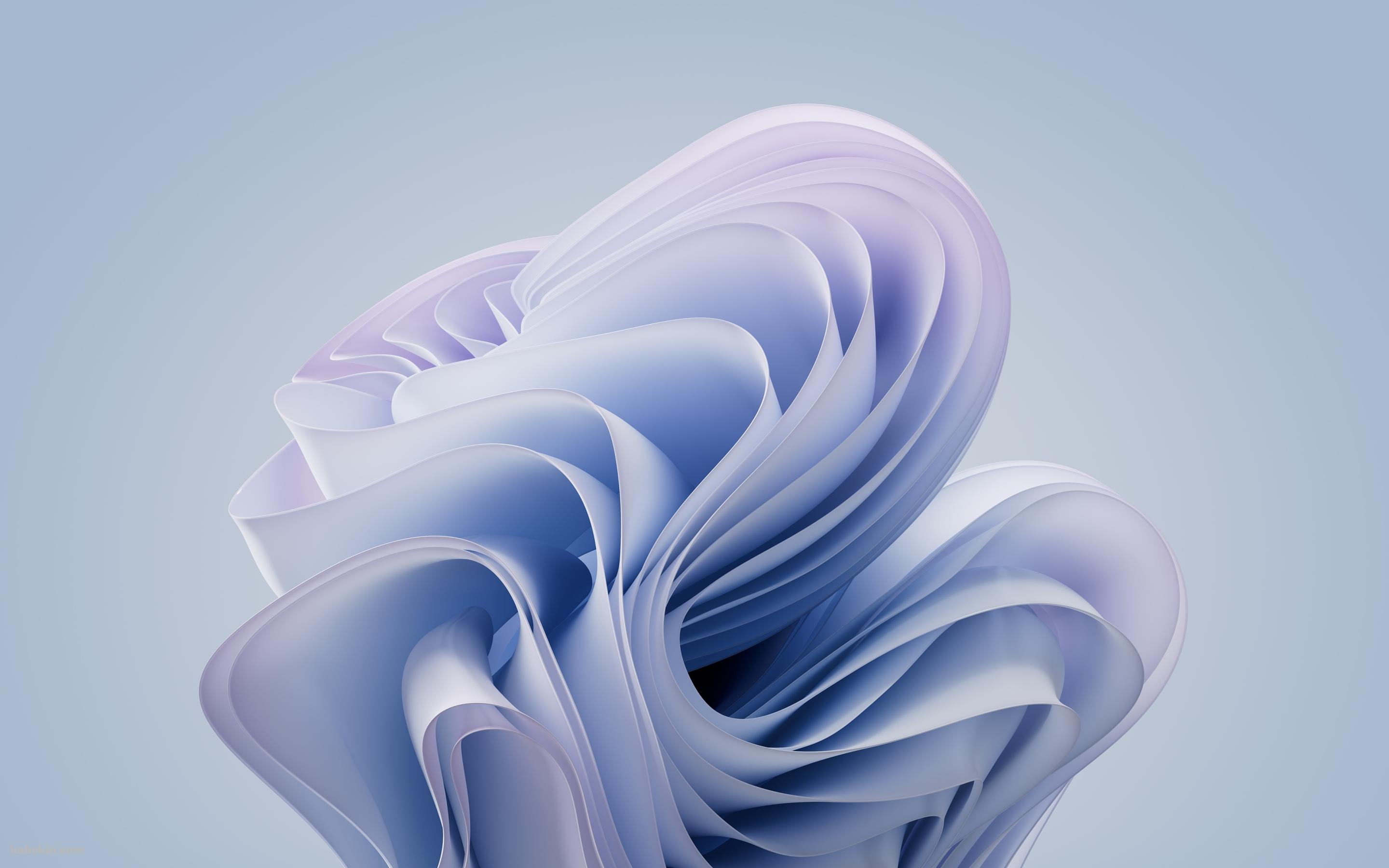 布で作られた薔薇のようなオブジェの壁紙(2880px x 1800px) 高画質 PC・デスクトップ用