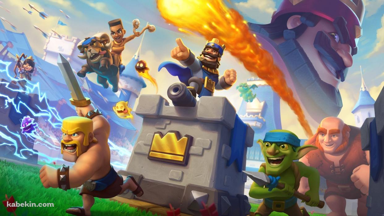 クラロワ ラムライダー バーバリアン プリンセス 槍ゴブリン ジャイアント エレスピ ヒースピ ファイスピの壁紙(1242px x 698px) 高画質 PC・デスクトップ用