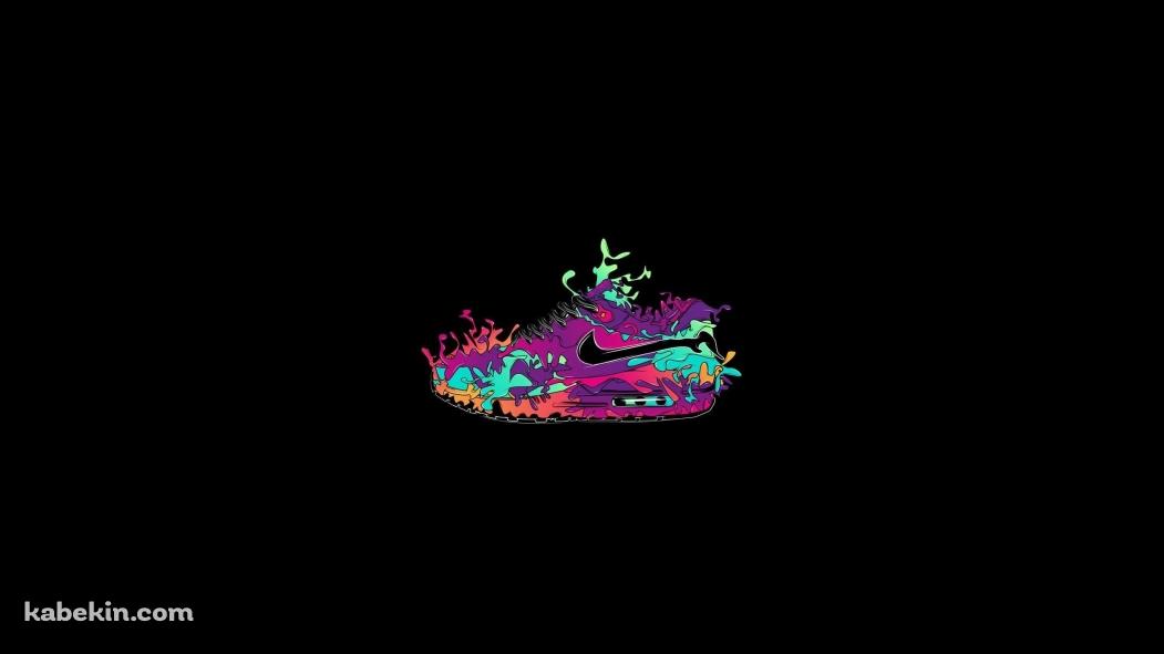カラフルなNIKE シューズ ペイントの壁紙(1051px x 591px) 高画質 PC・デスクトップ用