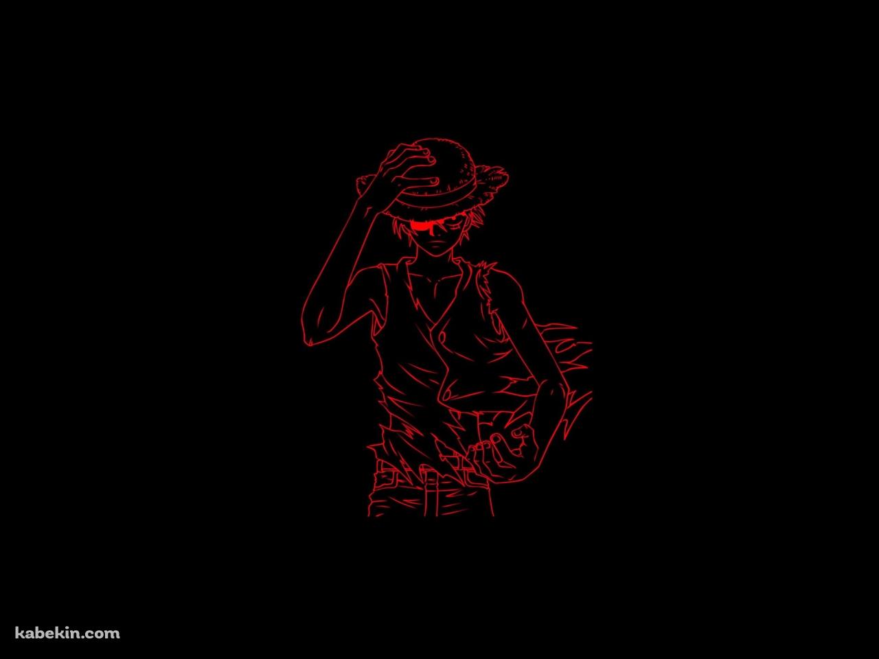 ONE PIECE 赤い麦わらのルフィの壁紙(1280px x 960px) 高画質 PC・デスクトップ用