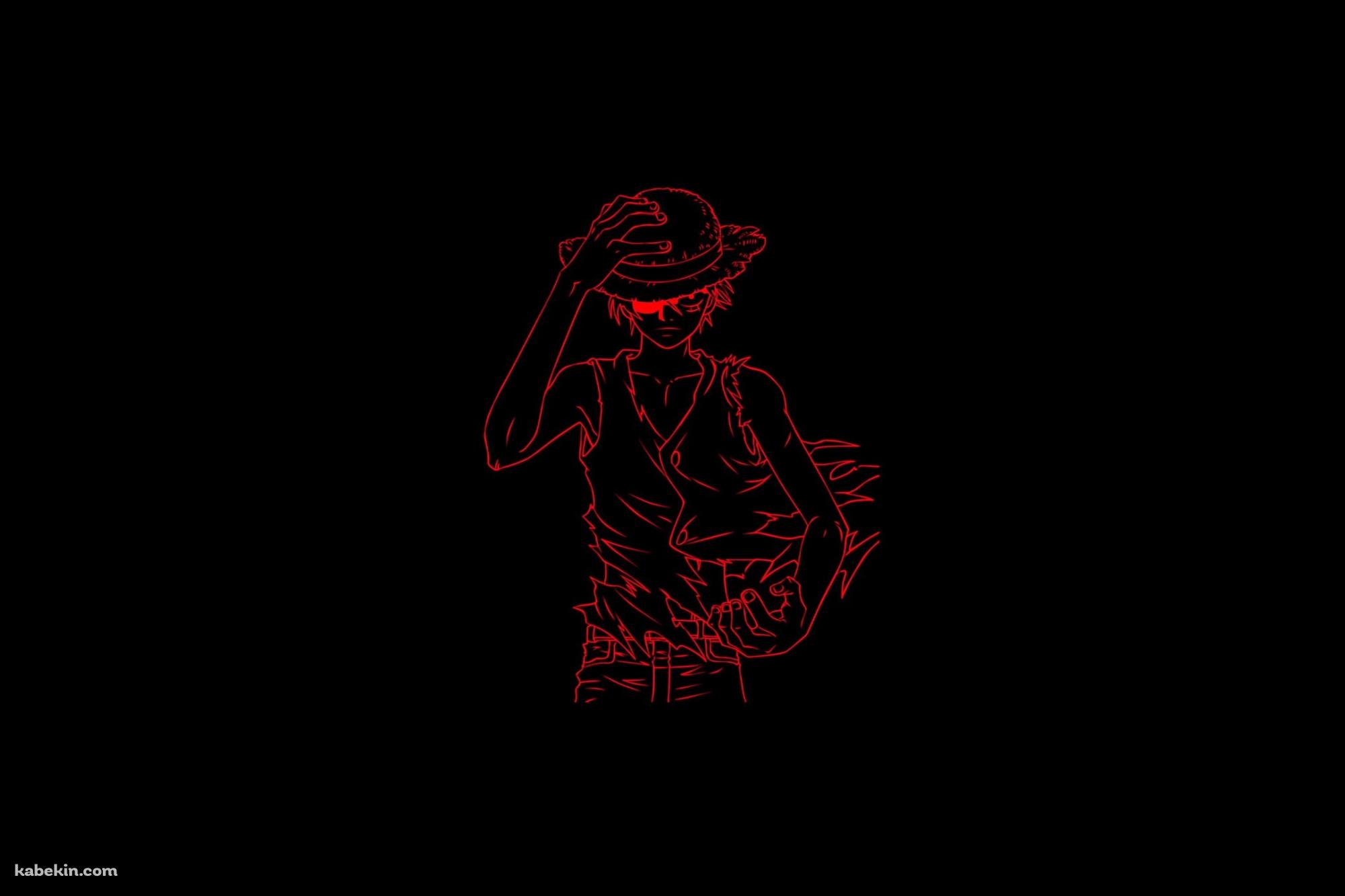 ONE PIECE 赤い麦わらのルフィの壁紙(2000px x 1333px) 高画質 PC・デスクトップ用