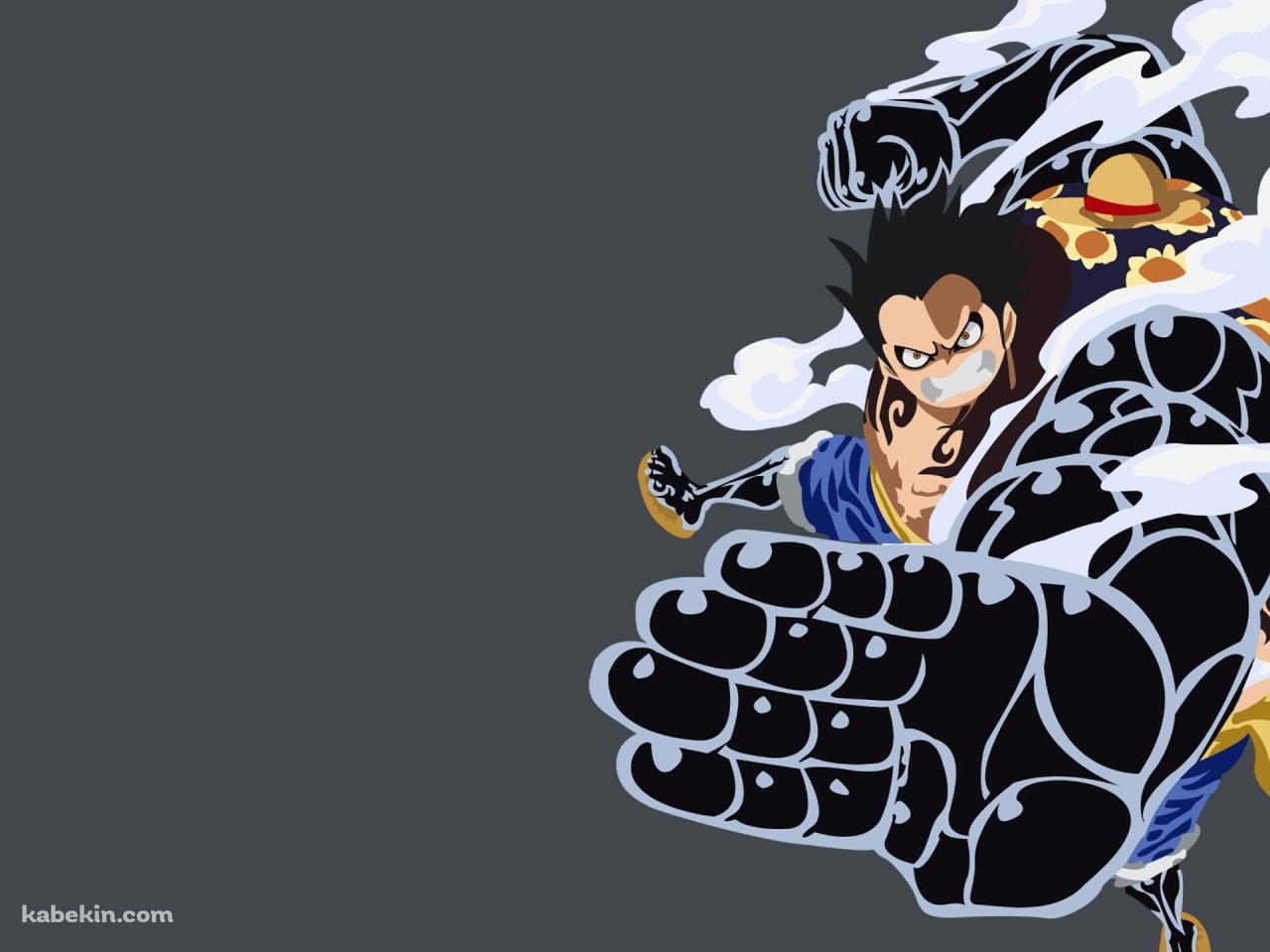 ルフィ ONE PIECE ギア4 ゴムゴムの実の壁紙(1280px x 960px) 高画質 PC・デスクトップ用