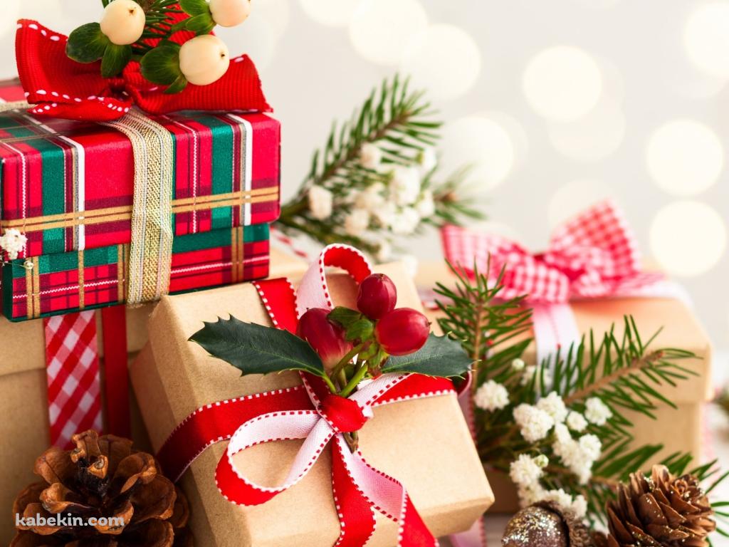 クリスマス プレゼントの壁紙(1024px x 768px) 高画質 PC・デスクトップ用