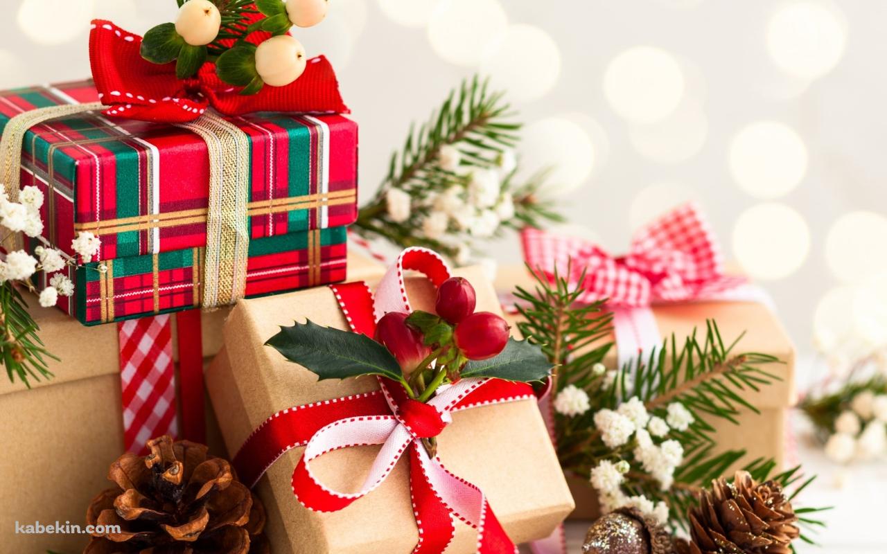 クリスマス プレゼントの壁紙(1280px x 800px) 高画質 PC・デスクトップ用
