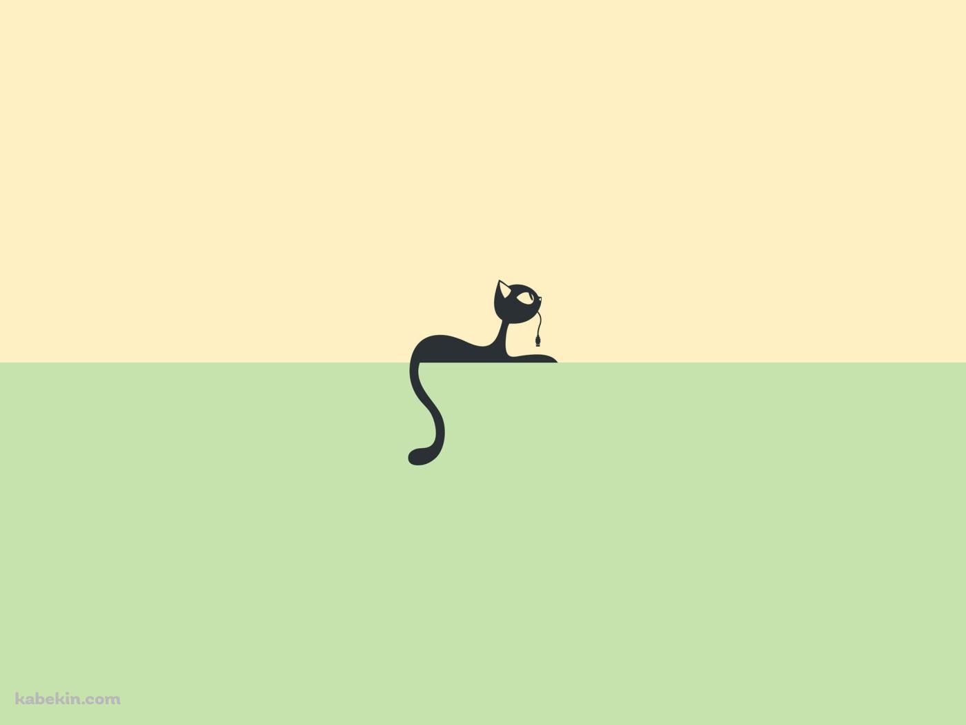 猫 イラストの壁紙(1400px x 1050px) 高画質 PC・デスクトップ用