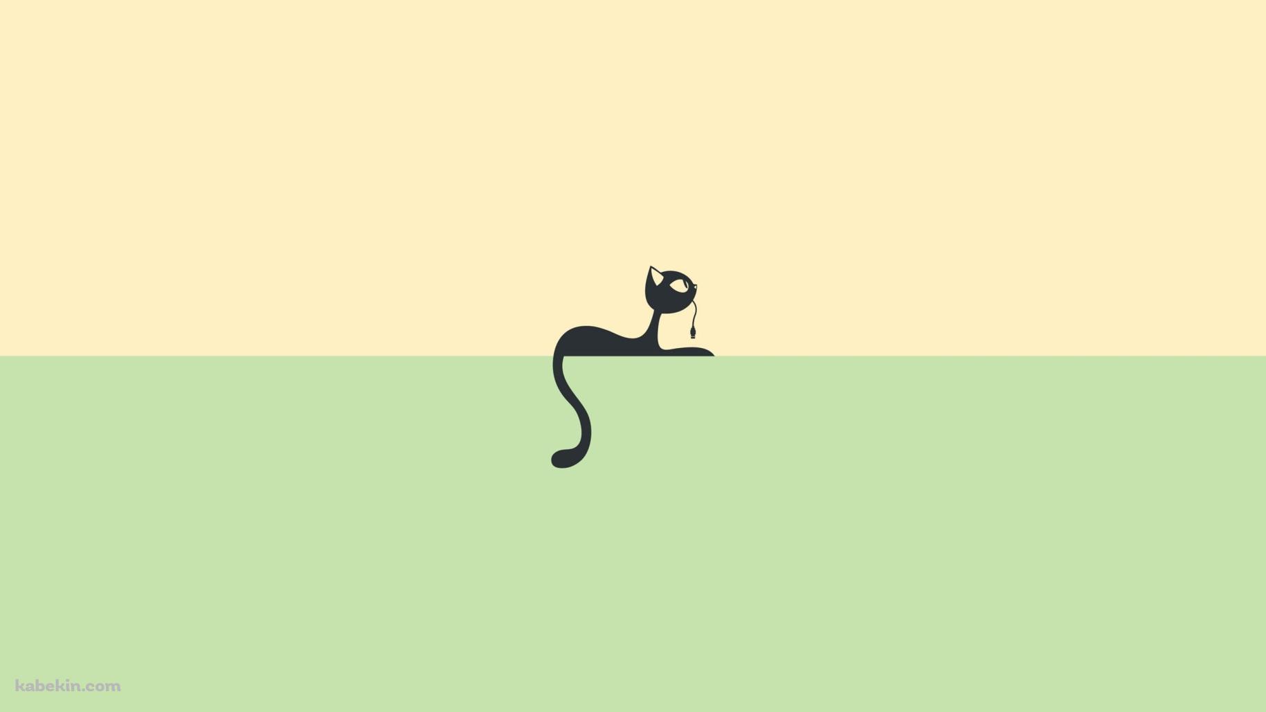 猫 イラストの壁紙(1829px x 1029px) 高画質 PC・デスクトップ用