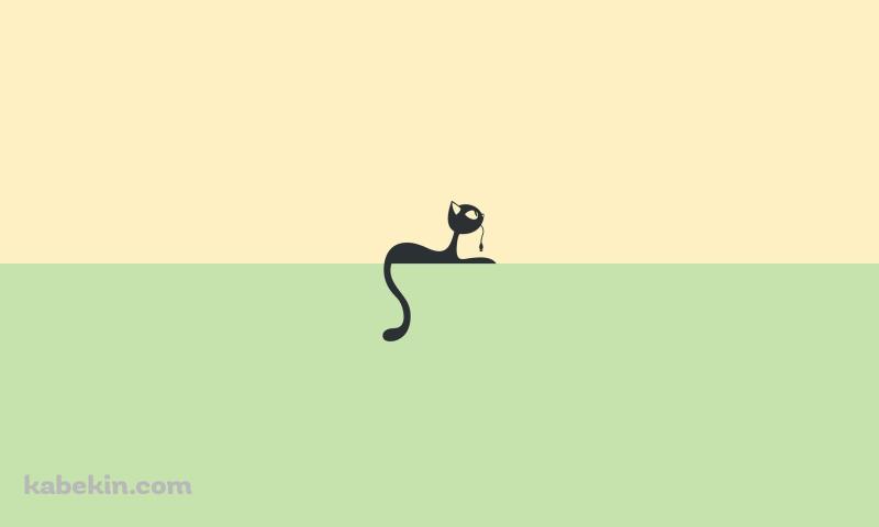 猫 イラストの壁紙(800px x 480px) 高画質 PC・デスクトップ用