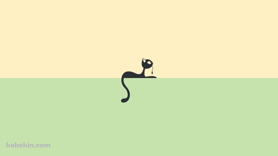 猫 イラストの壁紙(960px x 540px) 高画質 PC・デスクトップ用