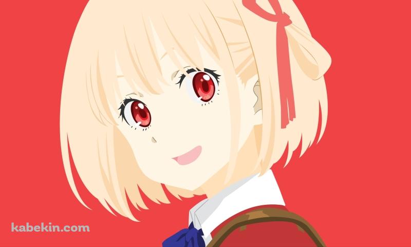 かわいい錦木千束 イラスト リコリス・リコイルの壁紙(800px x 480px) 高画質 PC・デスクトップ用