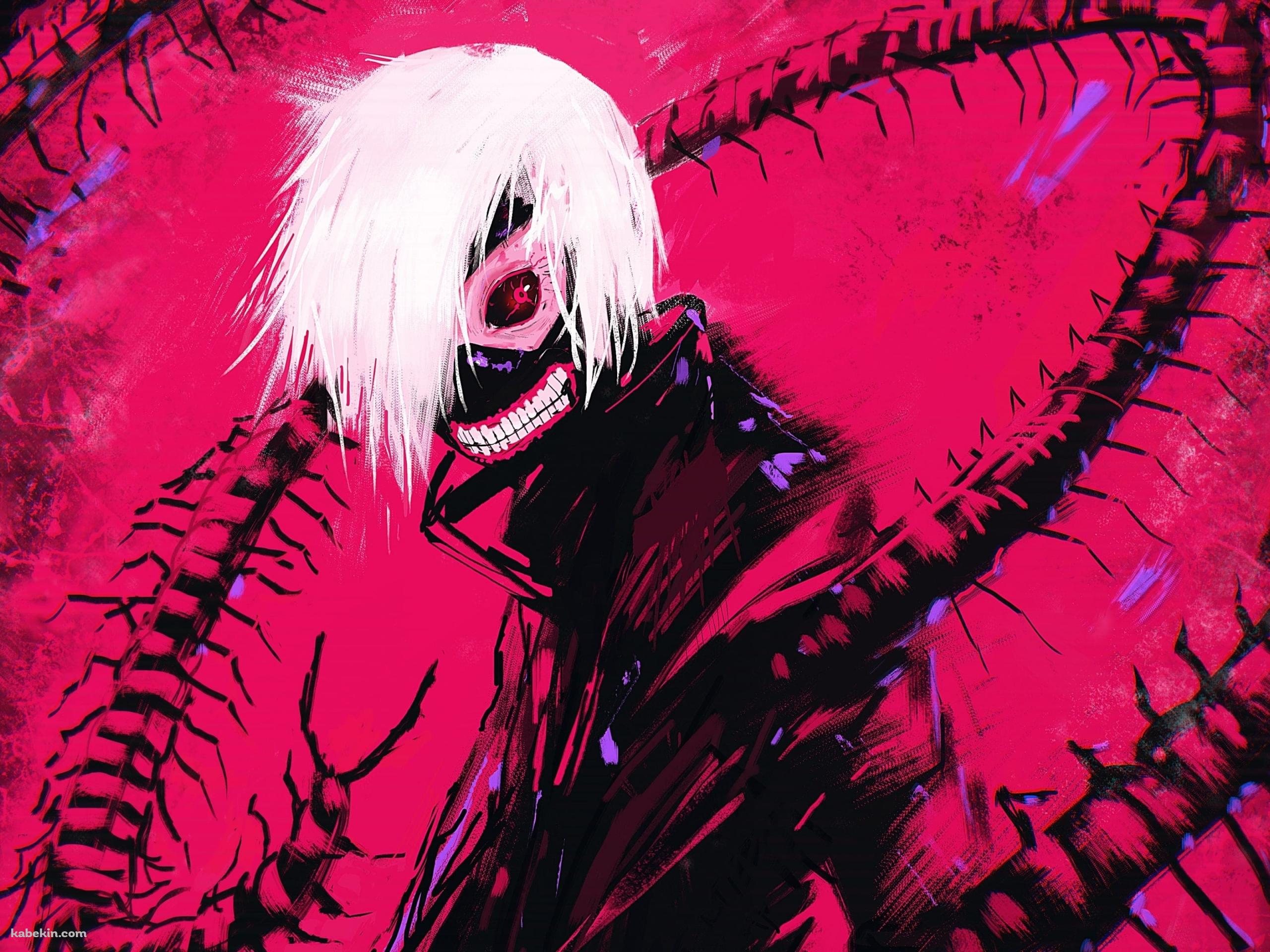 東京喰種トーキョーグール：re 金木 研 眼帯の喰種 赫眼の壁紙(2560px x 1920px) 高画質 PC・デスクトップ用