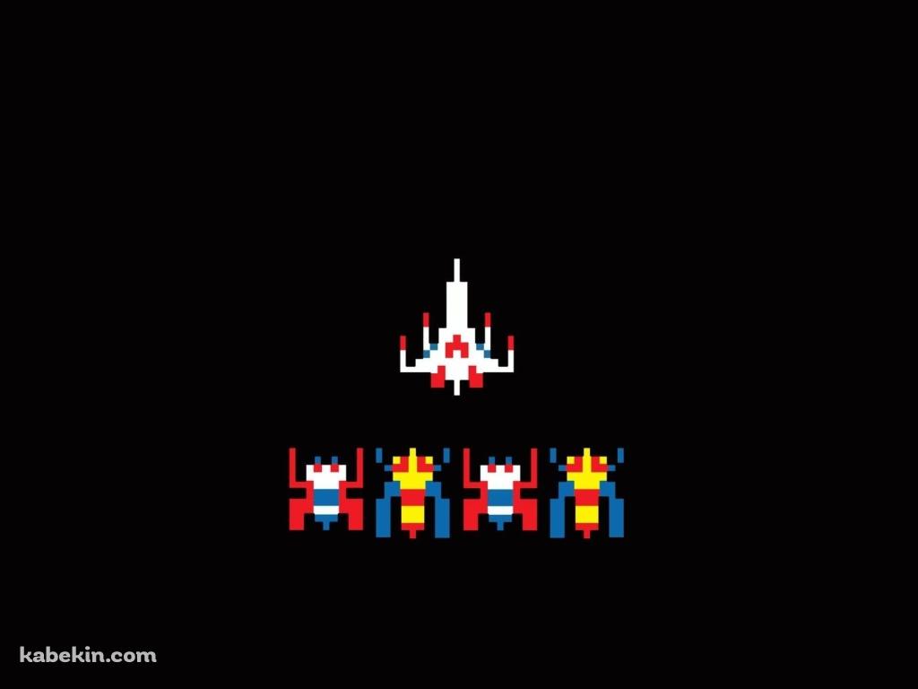 ギャラガ アーケードゲームの壁紙(1024px x 768px) 高画質 PC・デスクトップ用