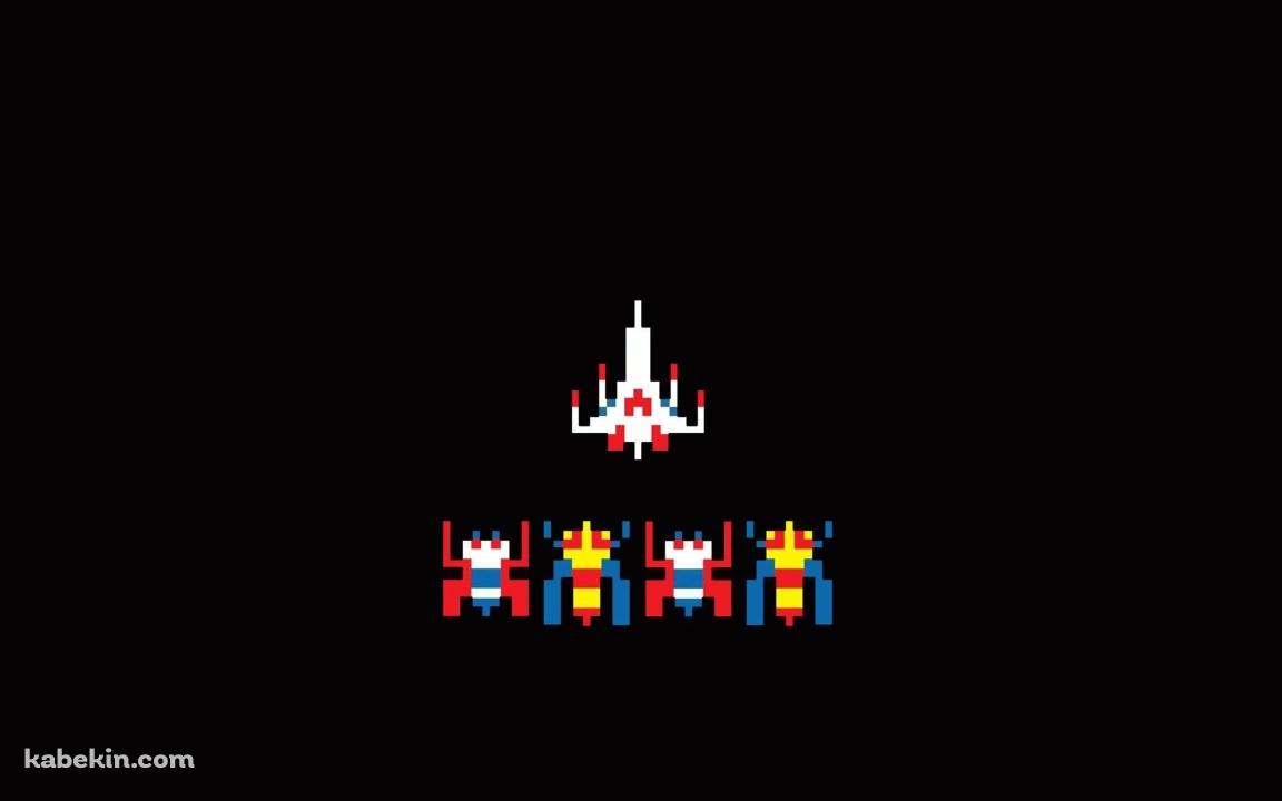 ギャラガ アーケードゲームの壁紙(1152px x 720px) 高画質 PC・デスクトップ用