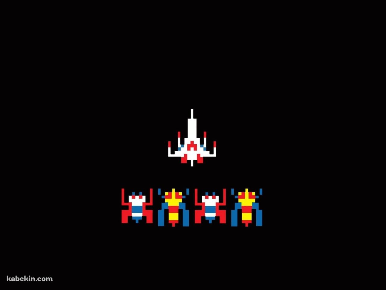 ギャラガ アーケードゲームの壁紙(1280px x 960px) 高画質 PC・デスクトップ用