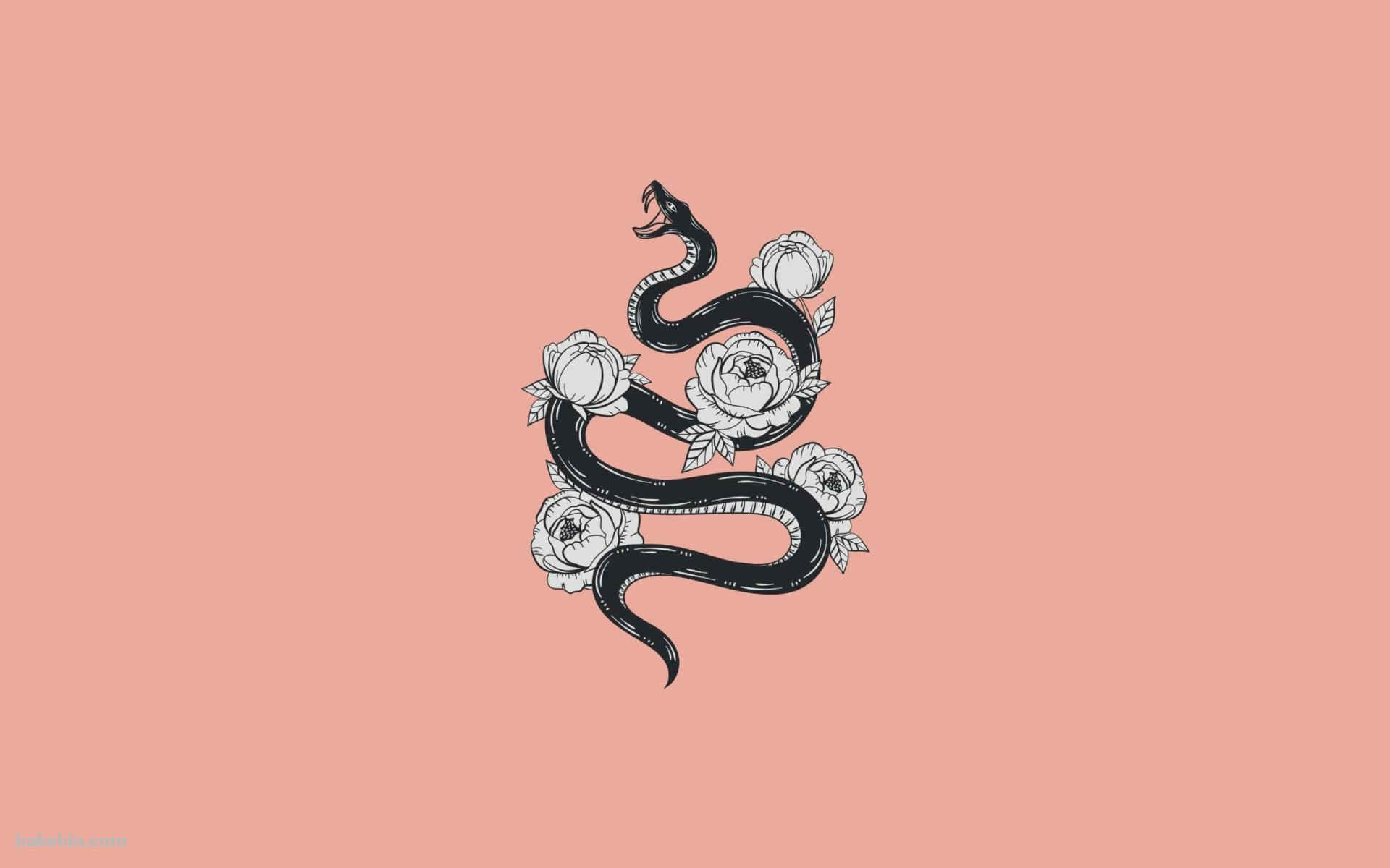 花と蛇 ピンクの壁紙(1920px x 1200px) 高画質 PC・デスクトップ用