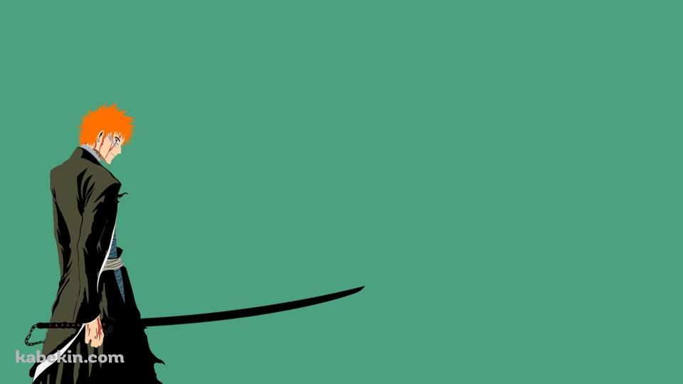BLEACH 黒崎一護 ベクター 緑の壁紙(960px x 540px) 高画質 PC・デスクトップ用