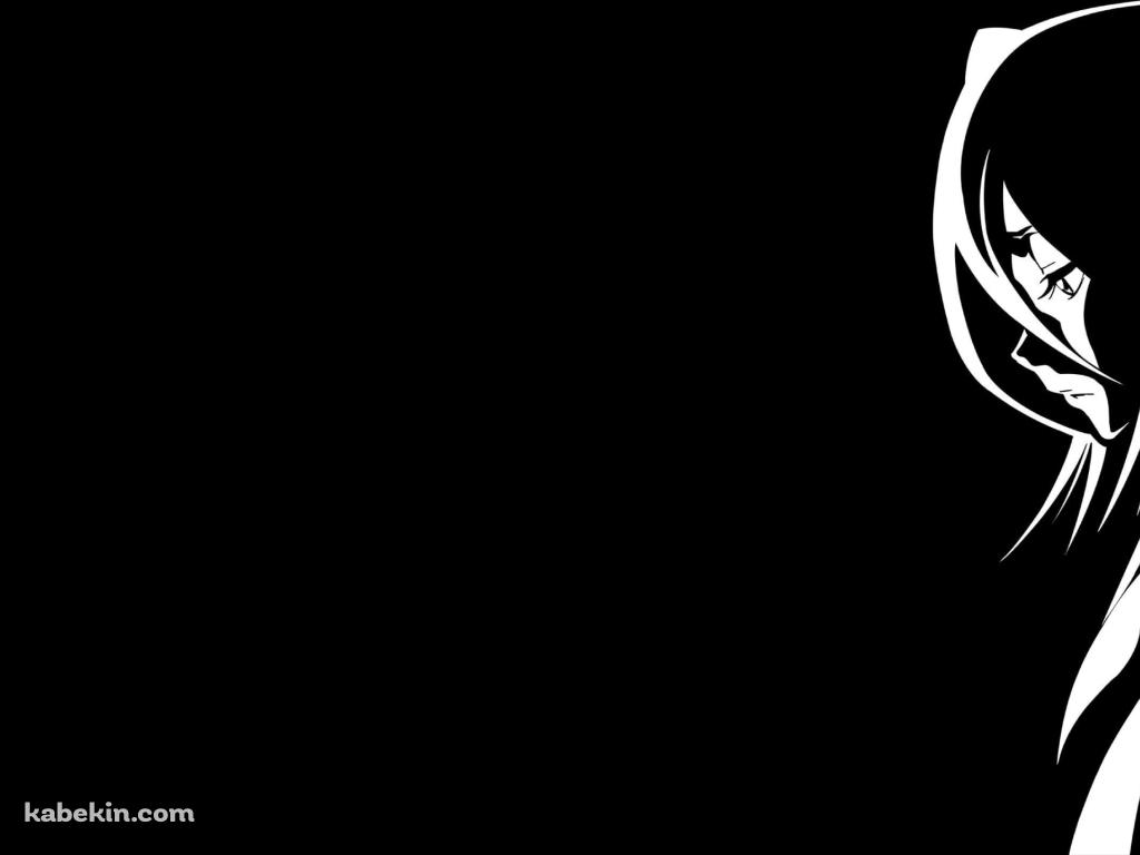BLEACH 朽木ルキア 白黒の壁紙(1024px x 768px) 高画質 PC・デスクトップ用