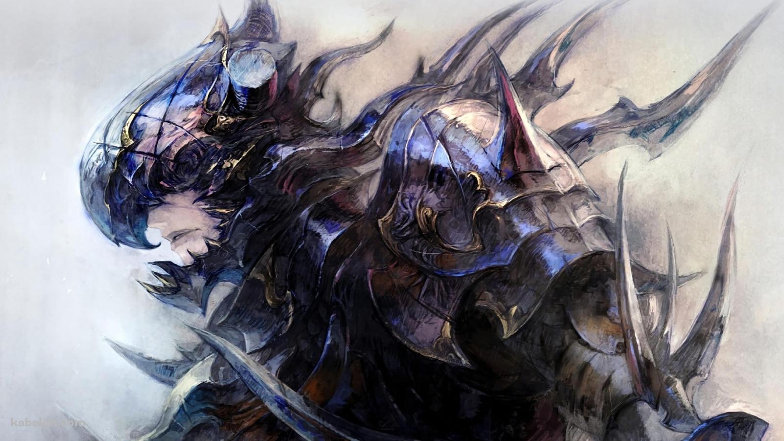 Final Fantsy かっこいい竜騎士の壁紙(1600px x 900px) 高画質 PC・デスクトップ用