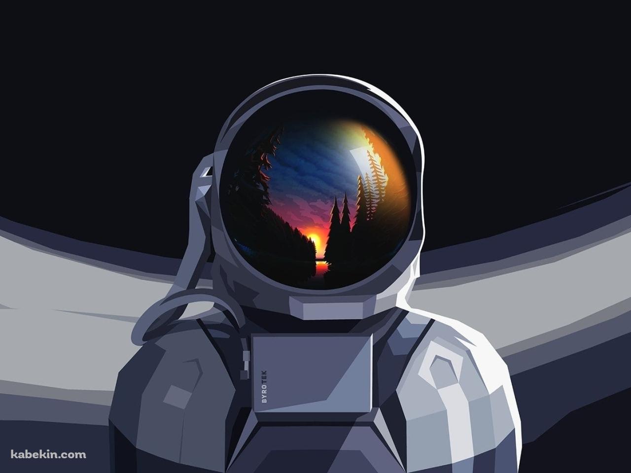 宇宙飛行士 宇宙服の壁紙(1280px x 960px) 高画質 PC・デスクトップ用