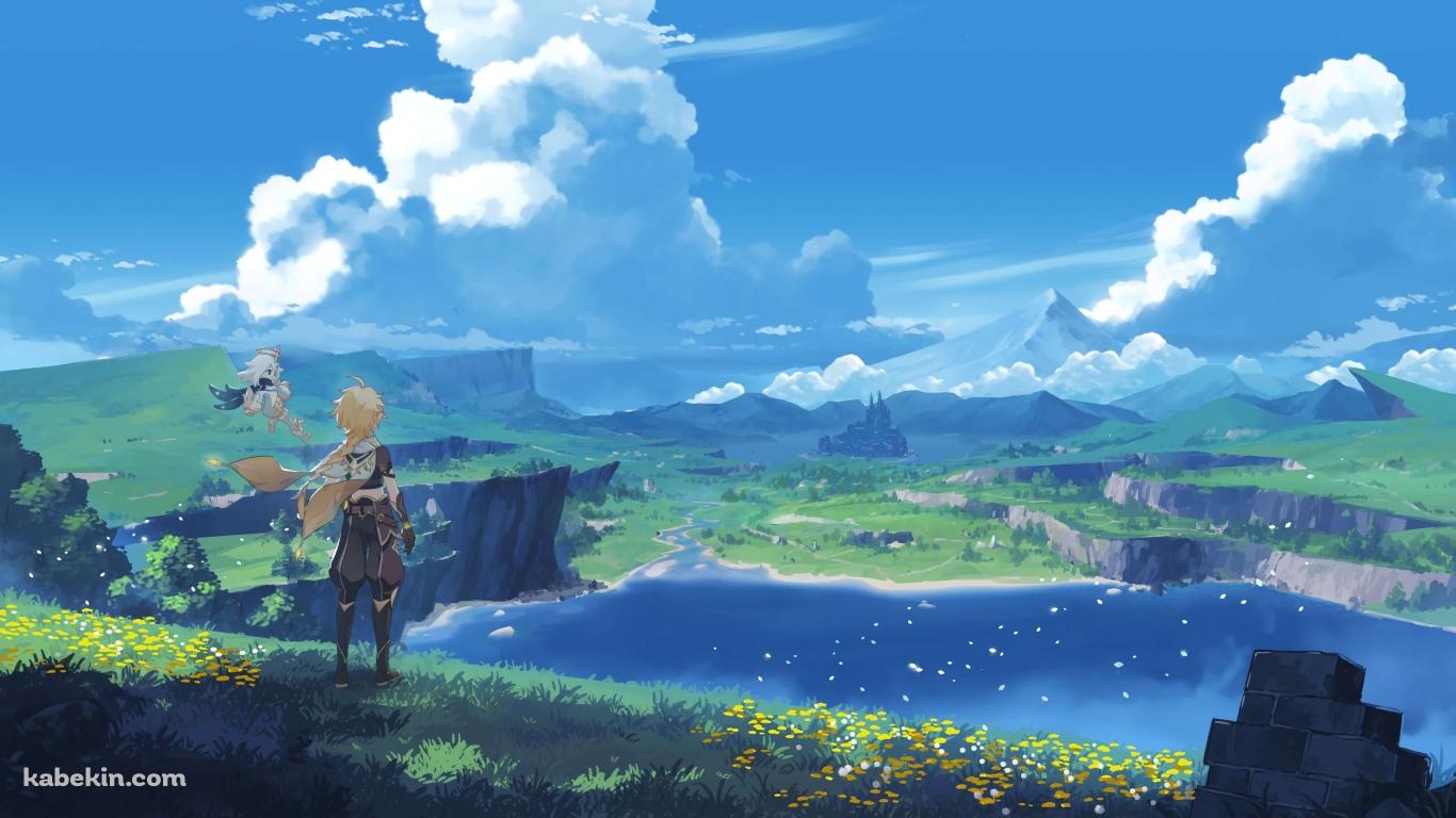 原神 オープンワールドアクションRPGの壁紙(1366px x 768px) 高画質 PC・デスクトップ用