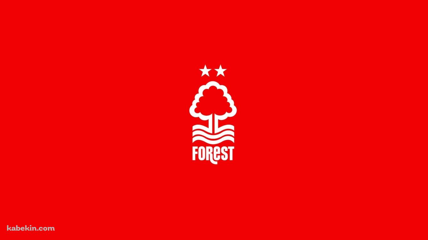 ノッティンガムフォレスト ロゴ エンブレムの壁紙(1366px x 768px) 高画質 PC・デスクトップ用