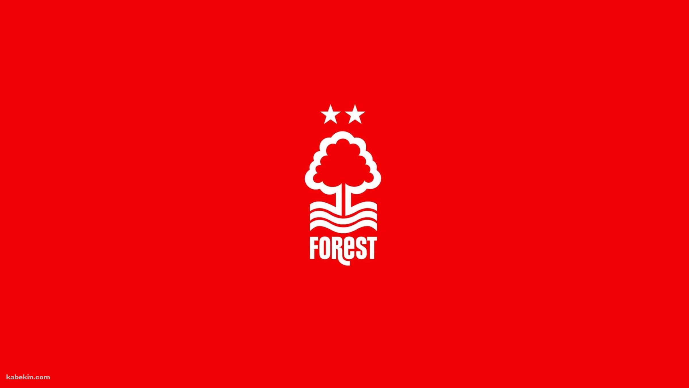 ノッティンガムフォレスト ロゴ エンブレムの壁紙(2400px x 1350px) 高画質 PC・デスクトップ用