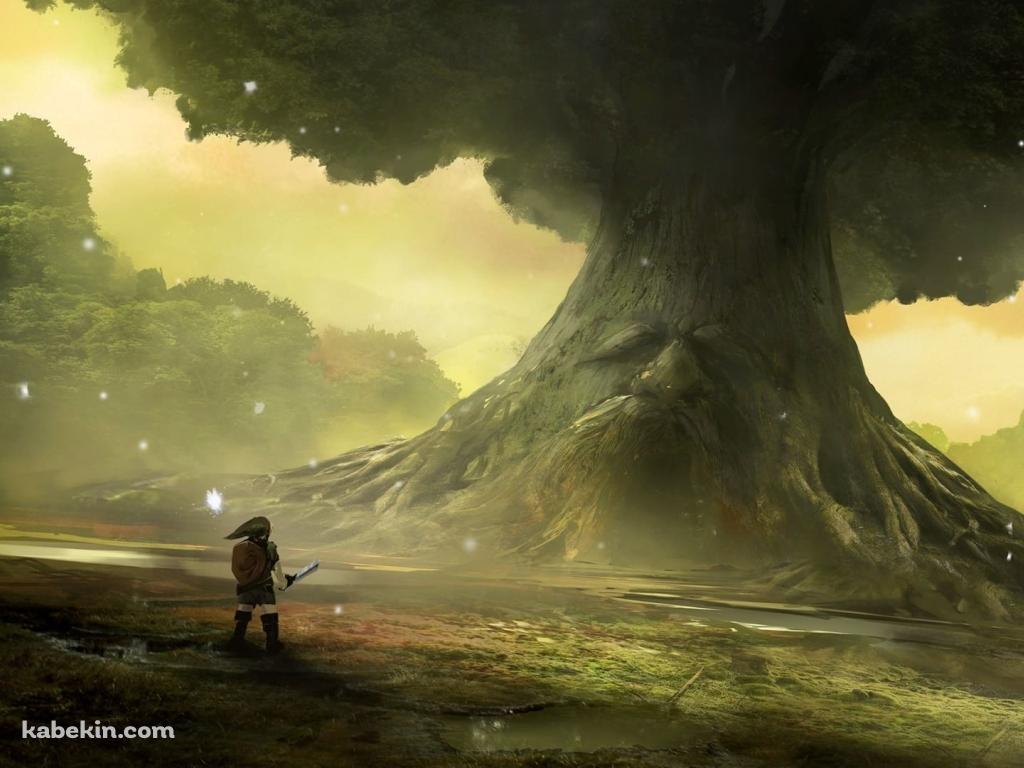 ゼルダの伝説 時のオカリナ デクの樹の壁紙(1024px x 768px) 高画質 PC・デスクトップ用