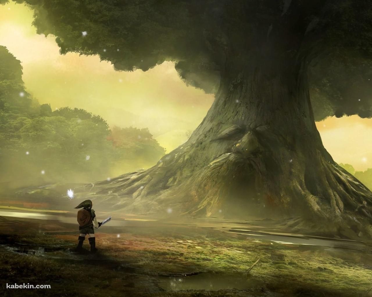 ゼルダの伝説 時のオカリナ デクの樹の壁紙(1280px x 1024px) 高画質 PC・デスクトップ用