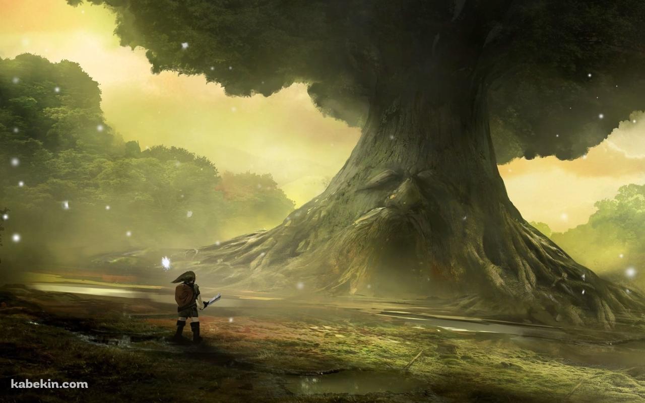 ゼルダの伝説 時のオカリナ デクの樹の壁紙(1280px x 800px) 高画質 PC・デスクトップ用