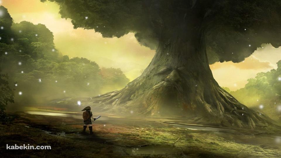 ゼルダの伝説 時のオカリナ デクの樹の壁紙(960px x 540px) 高画質 PC・デスクトップ用