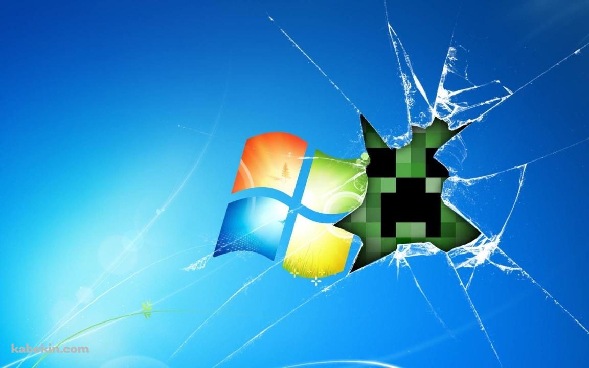 マイクラ Windows 覗くクリーパー / マインクラフトの壁紙(1152px x 720px) 高画質 PC・デスクトップ用